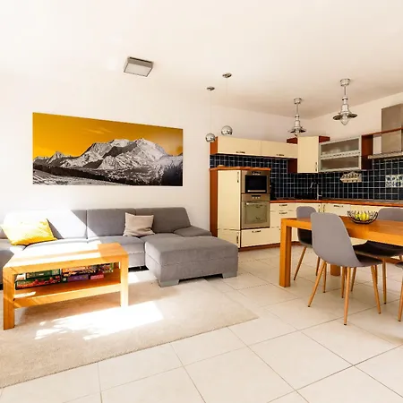 Spacious With Balcony - Private Garage Parking Apartment Bratislava